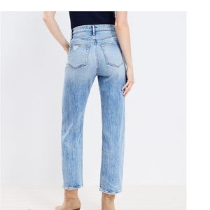 NWT Loft high waist straight crop jeans